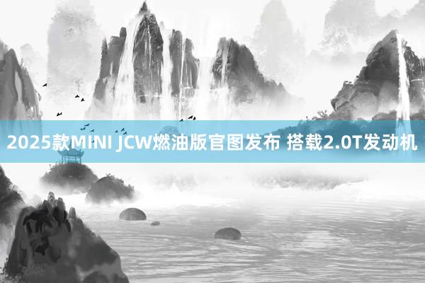 2025款MINI JCW燃油版官图发布 搭载2.0T发动机